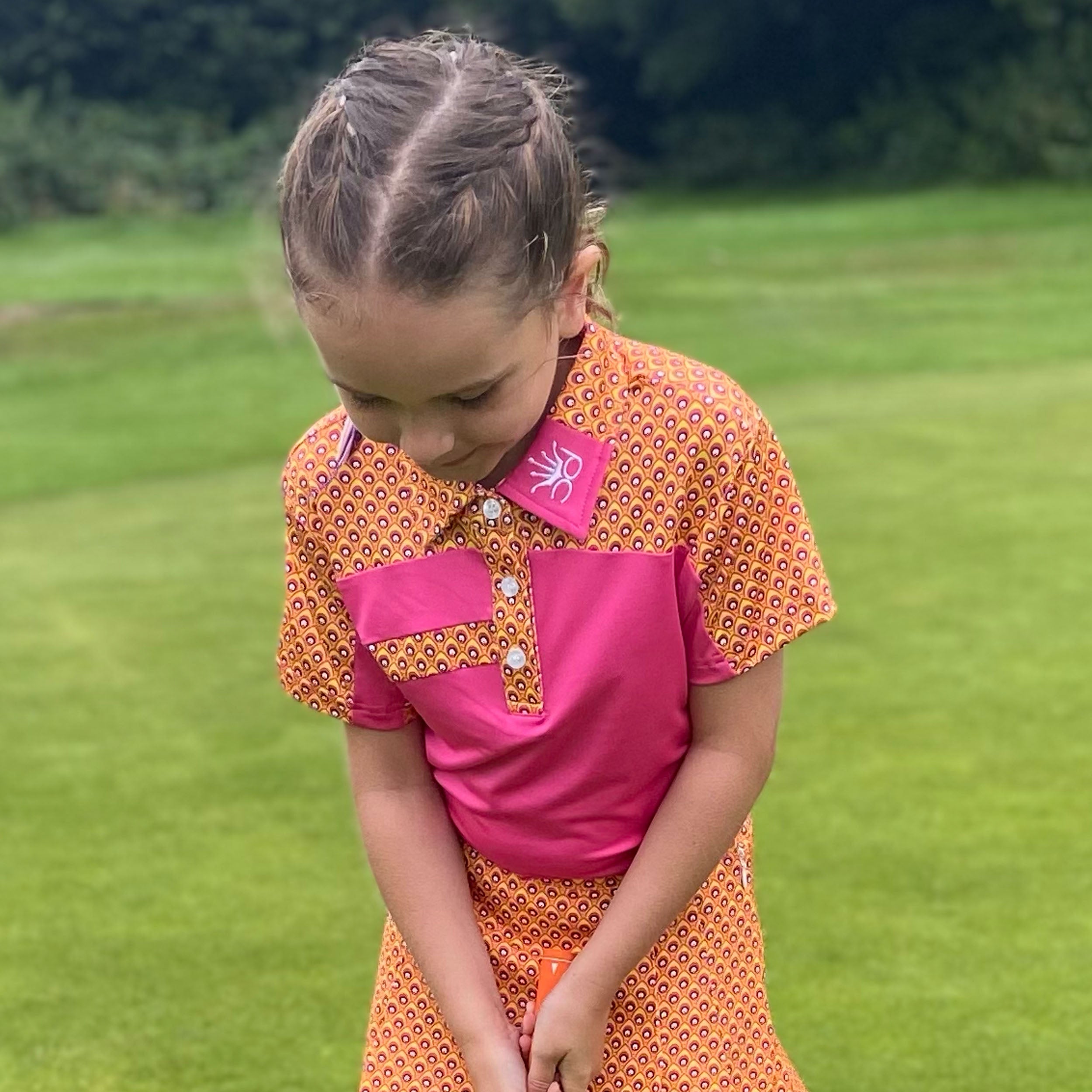 Girls golf clearance polo