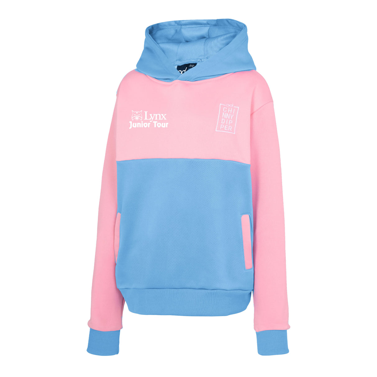 LYNX JUNIOR GOLF TOUR Hoodie PRE ORDER - Light Pink/Light Blue