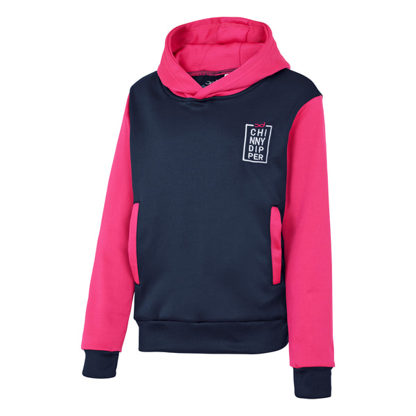 Chinnydipper Navy and Hot Pink Junior Golf Hoodie