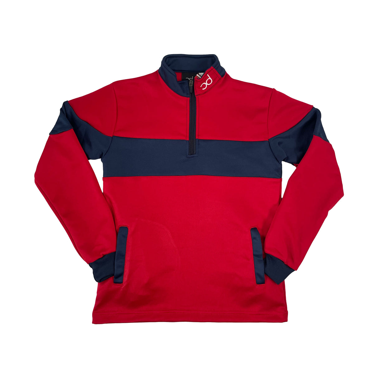 REXY Junior 1/4 Zip Jacket - Red/Navy