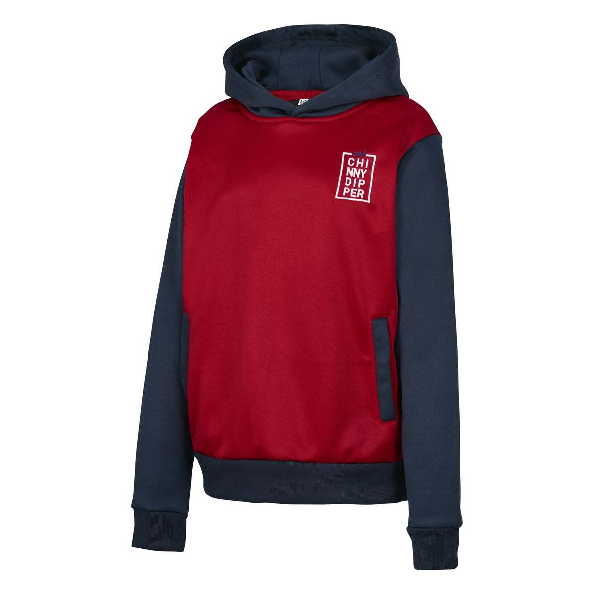 Red and Navy Chinnydipper Junior Hoodie