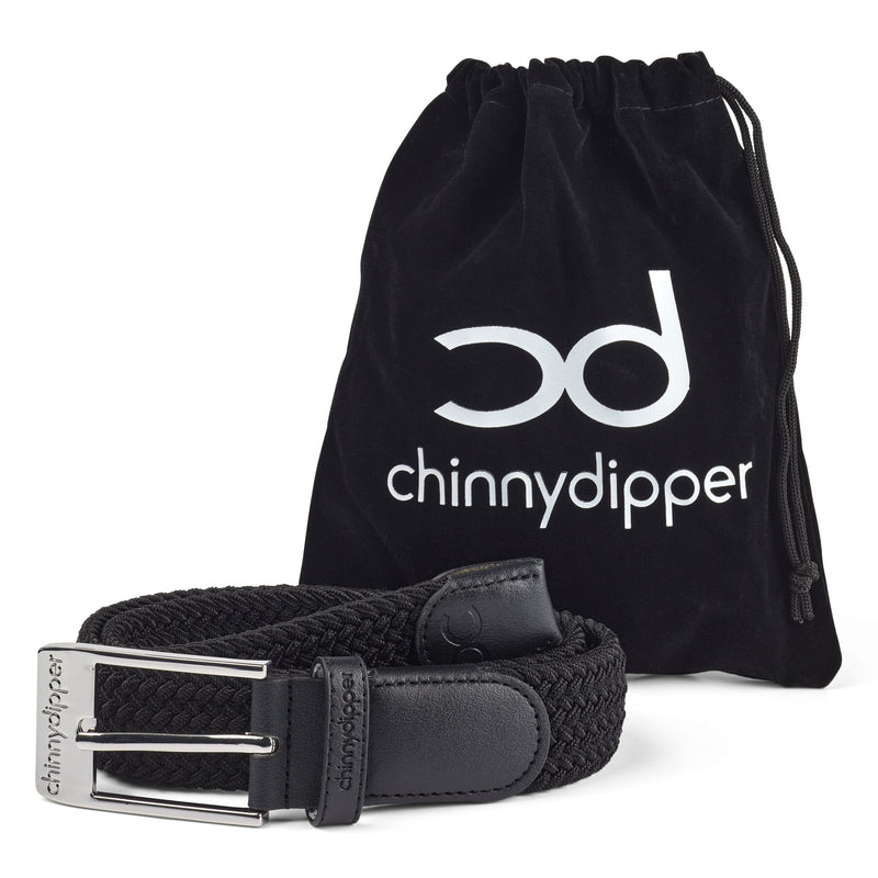 Chinnydipper Black Braided Belt