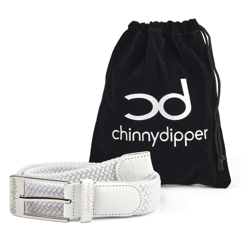 Chinnydipper White Braided Belt
