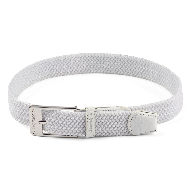 BRADY Junior Braided Belt - White