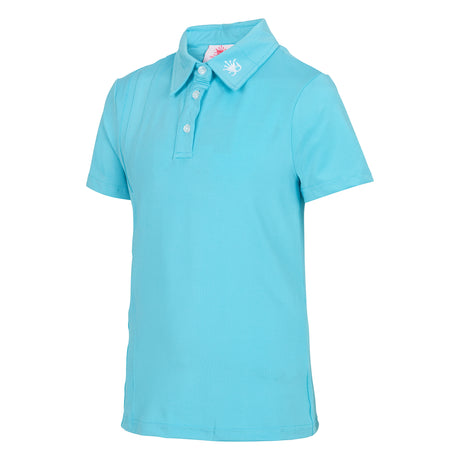 Light Blue Girls Golf Polo