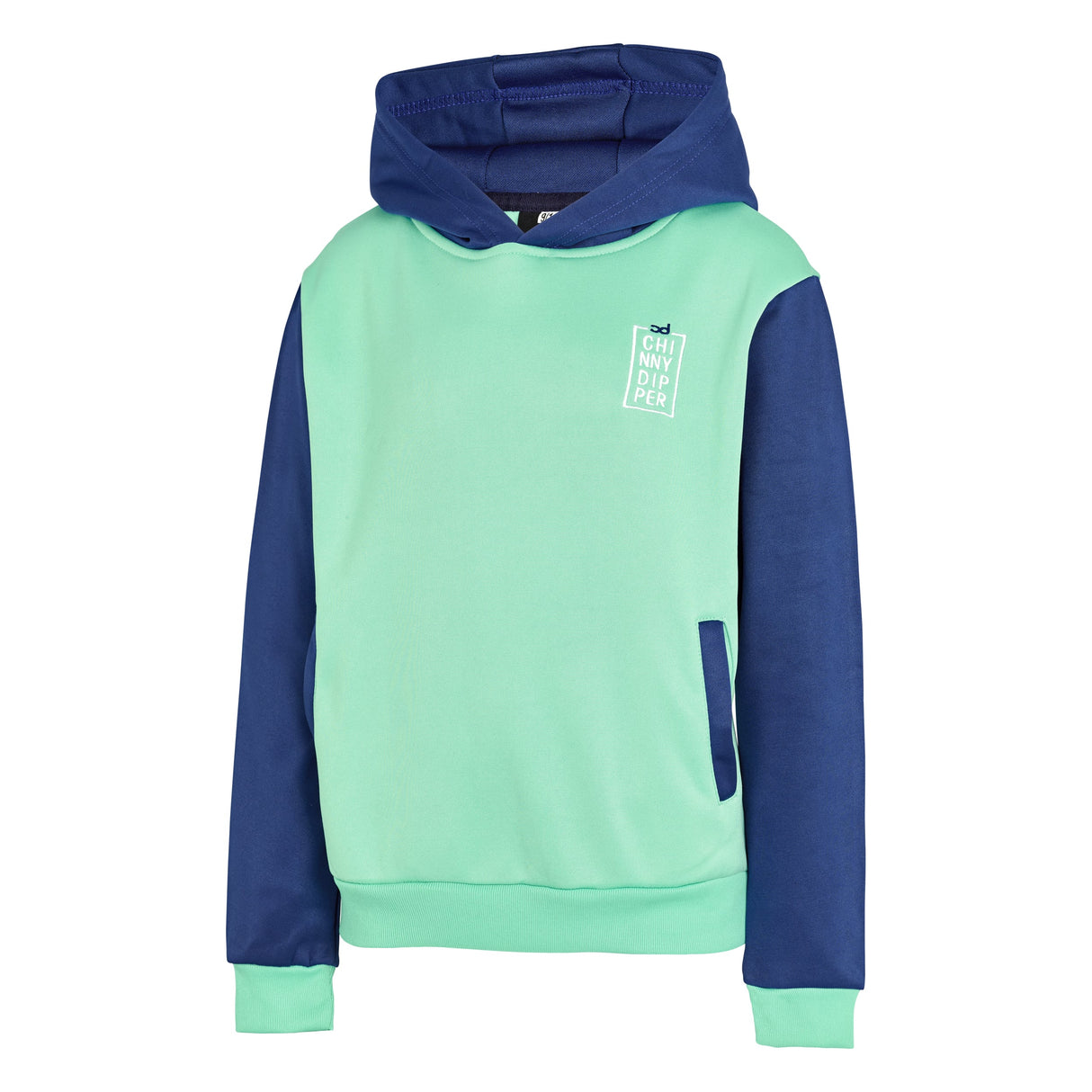 Chinnydipper Mint Green & Navy Junior Hoodie