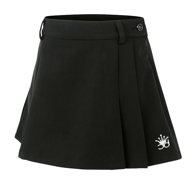 Girls Black Chinnydipper Junior Golf Skort